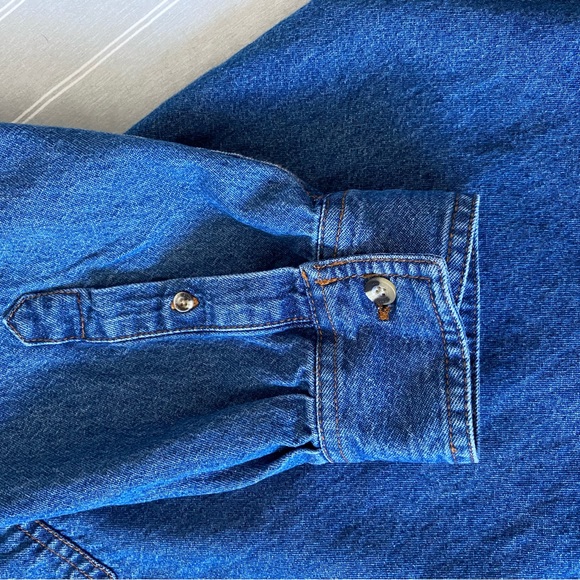 VINTAGE North axis denim button up shirt - Picture 5 of 6
